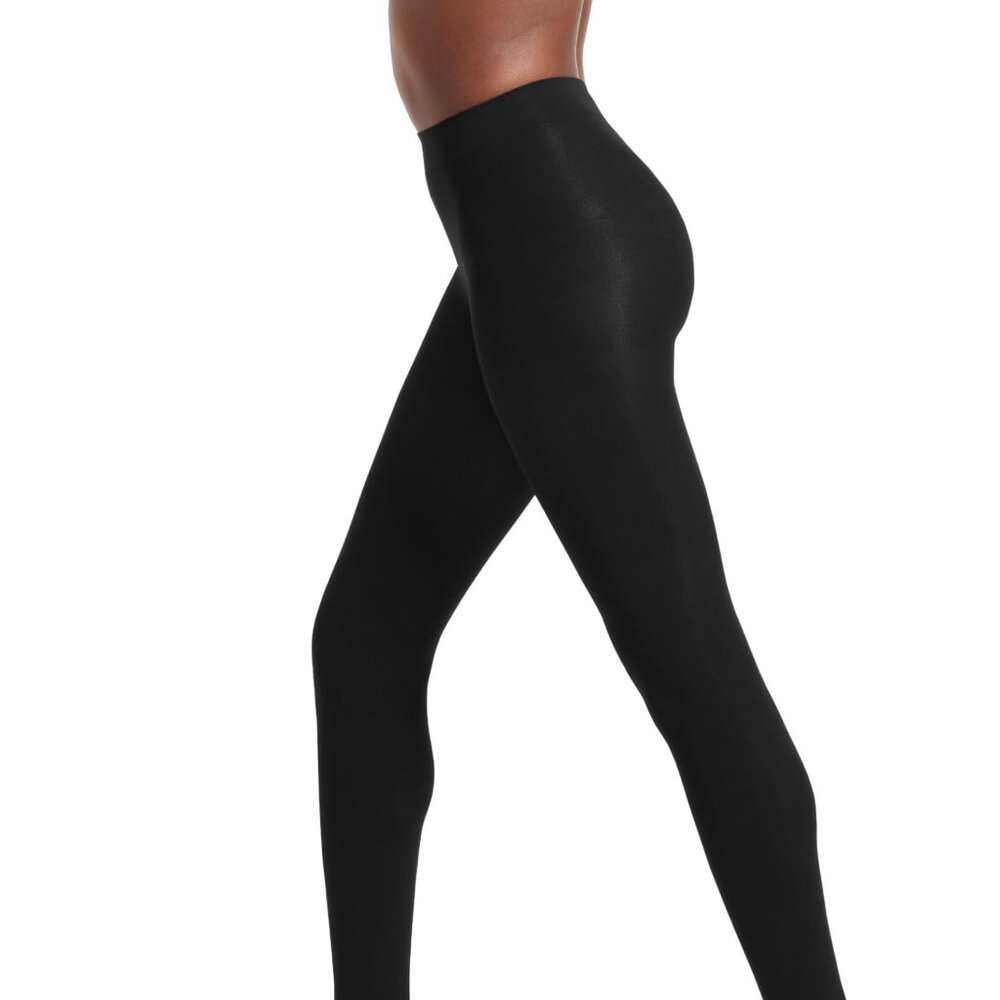 No Nonsense womens Super-opaque Control-top Tights X-Large Black